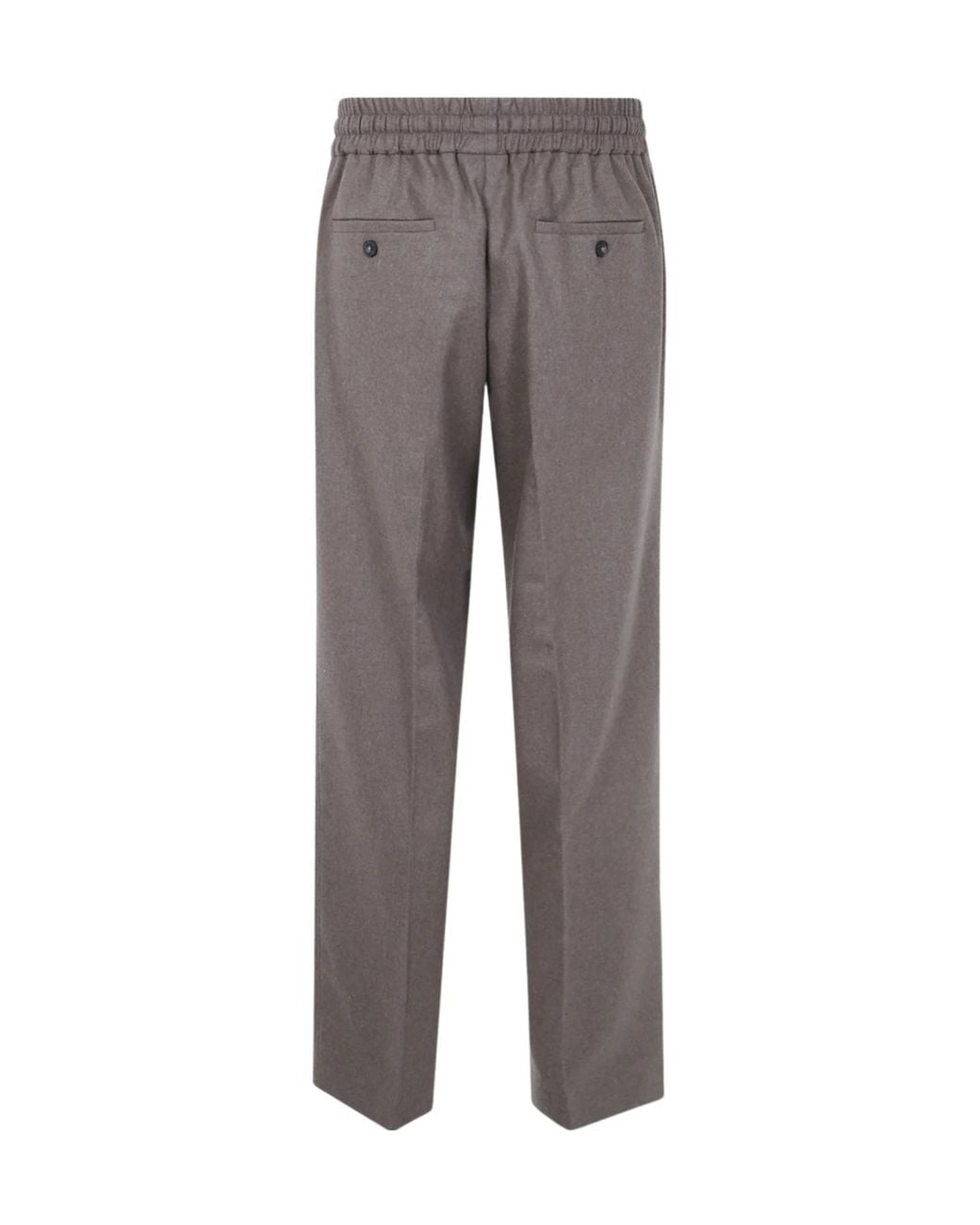 Drole de Monsieur Gray Elastic-Waist Casual Trousers for men