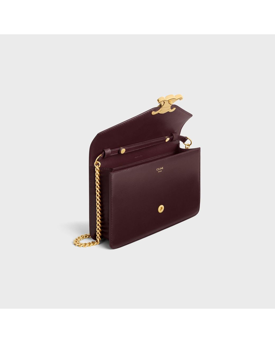 Céline Purple Wallet On Chain Margo
