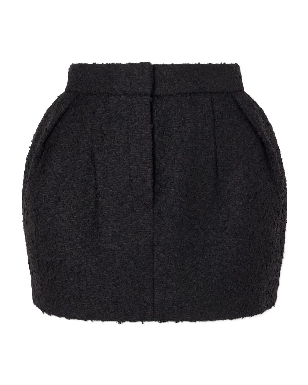 Magda Butrym Black Textured Mini Skirt