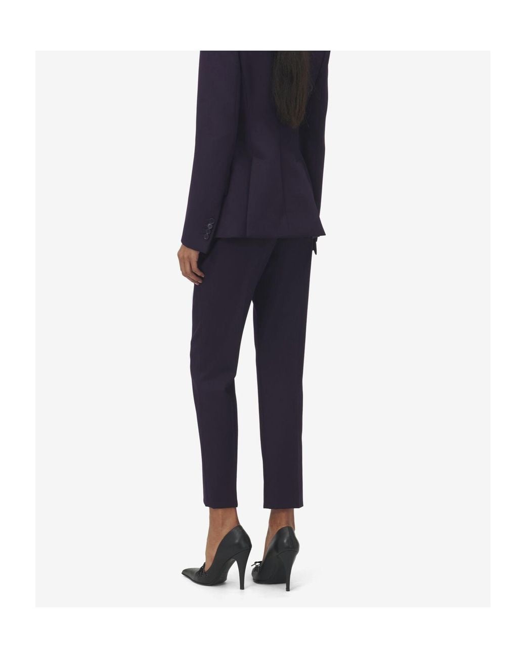 McQueen Blue Tailored Trousers