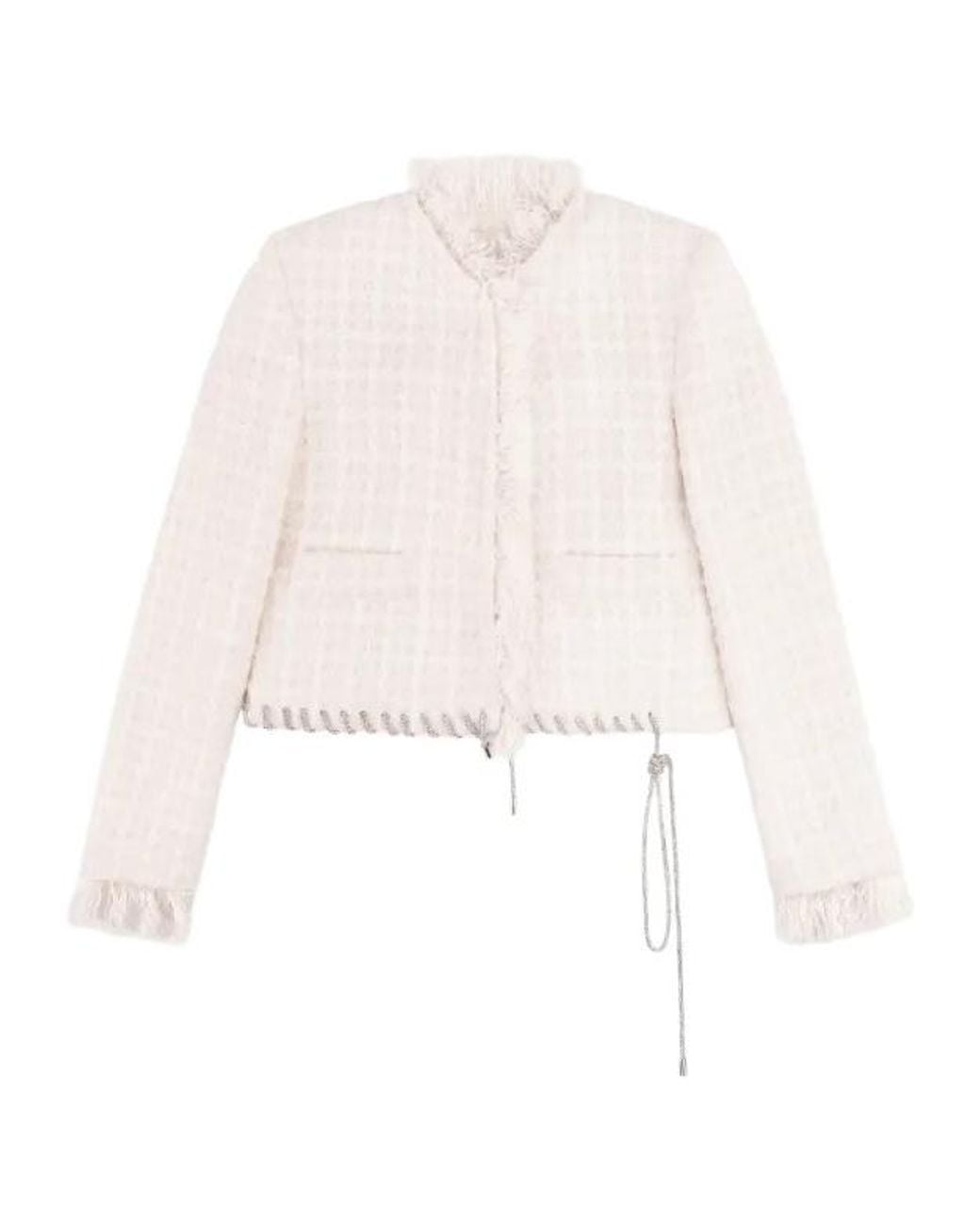 Area White Tweed Lady Jacket
