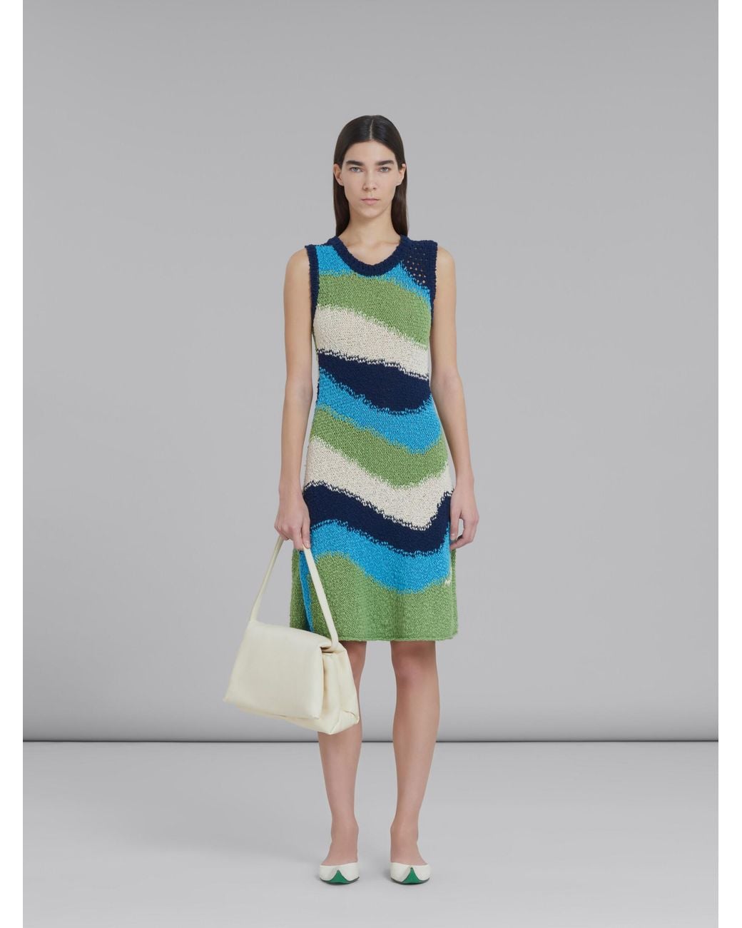 Marni Natural Prism Large Shoulder Bag