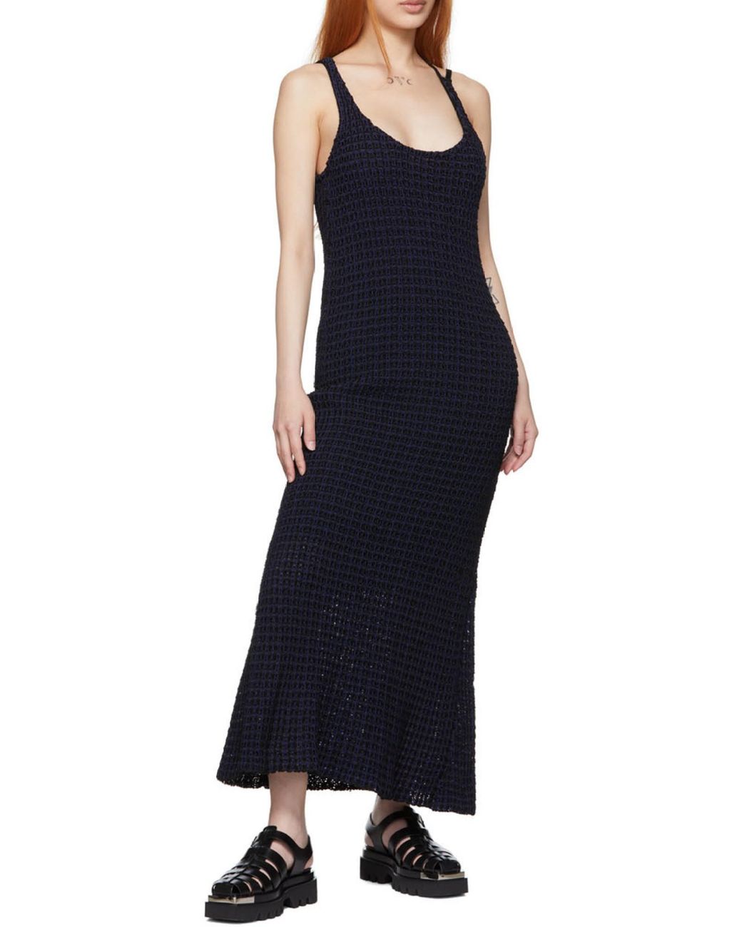 3.1 Phillip Lim Blue Logo Dress