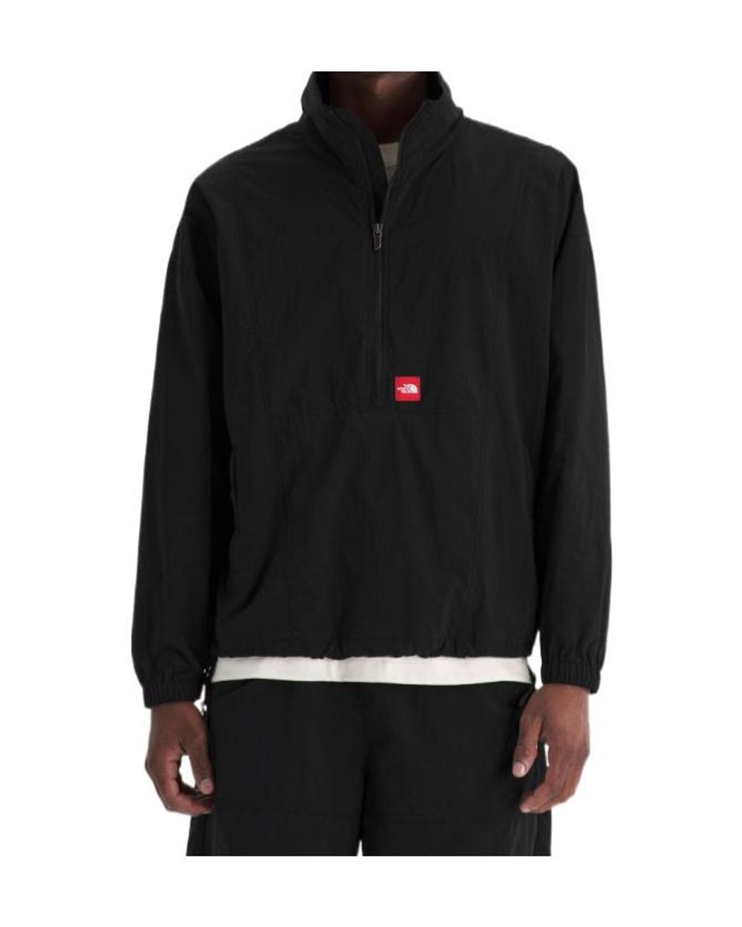 The North Face Black Half Zip Pullover Jacket for men
