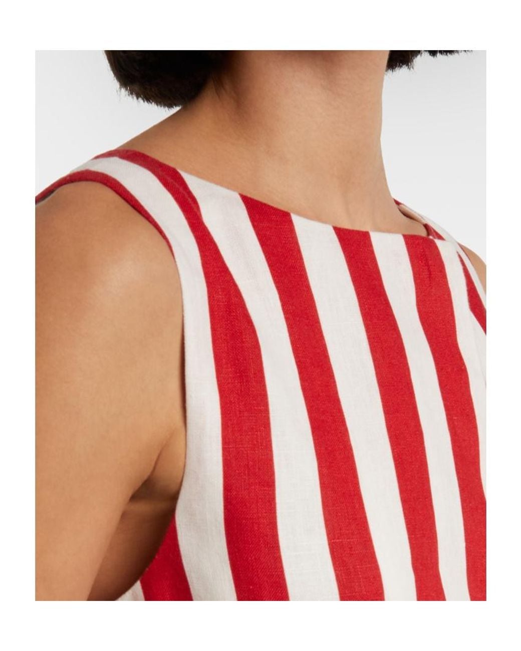 Posse Red Pamela Striped Linen Vest