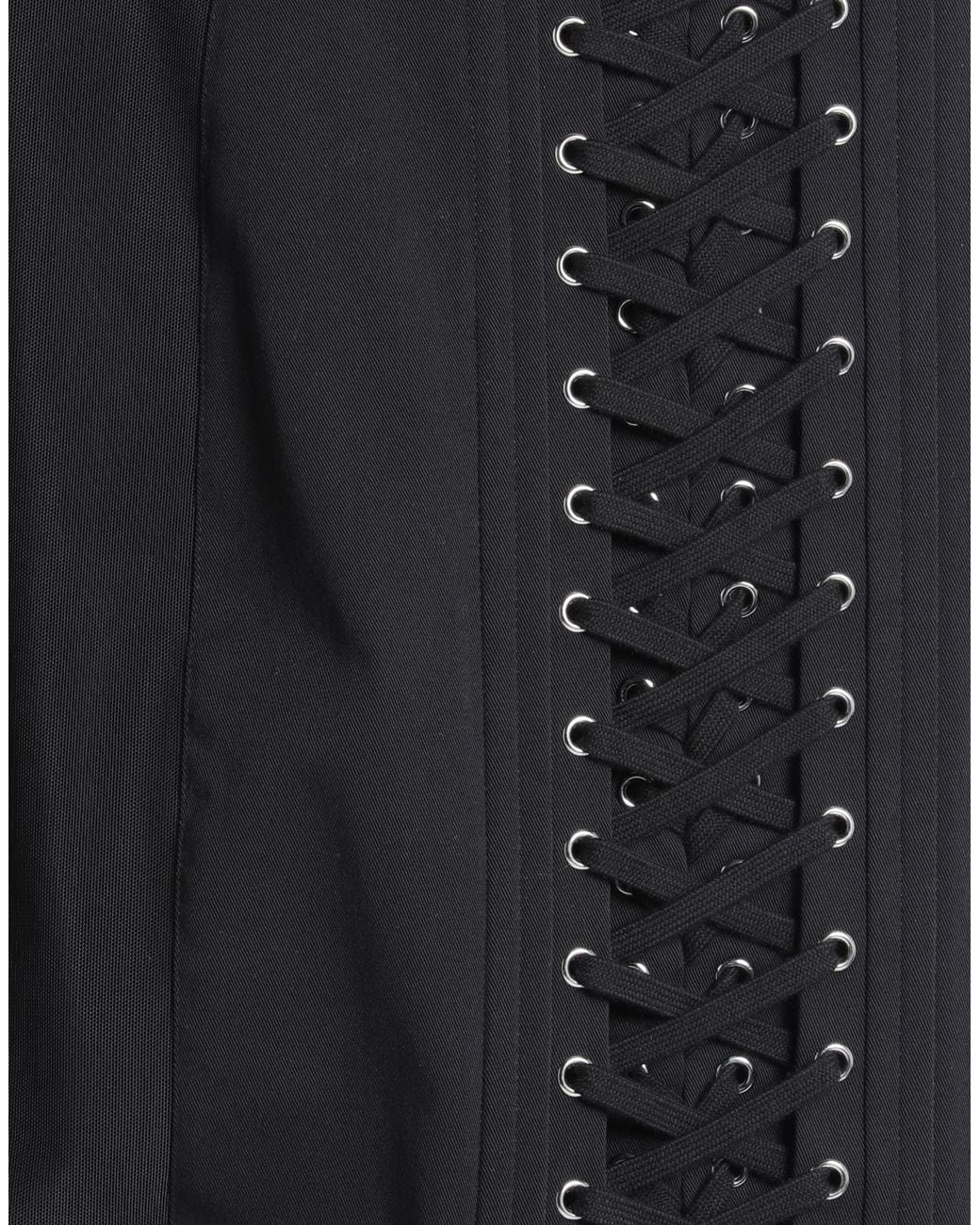 Dolce & Gabbana Black Solid Color Fringe Midi Skirt