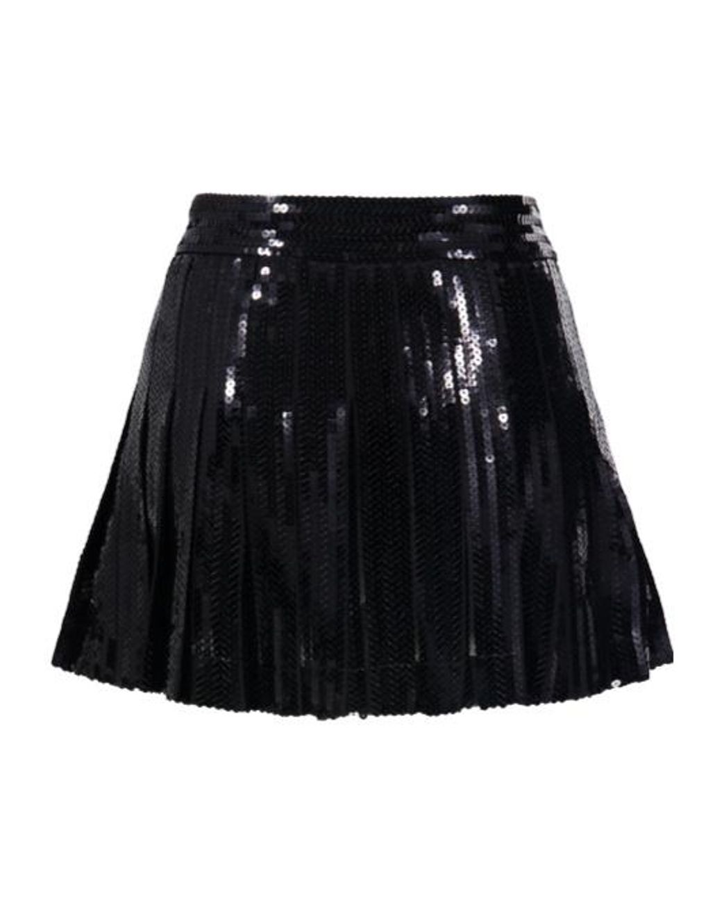 P.A.R.O.S.H. Black Godot Mini Skirt