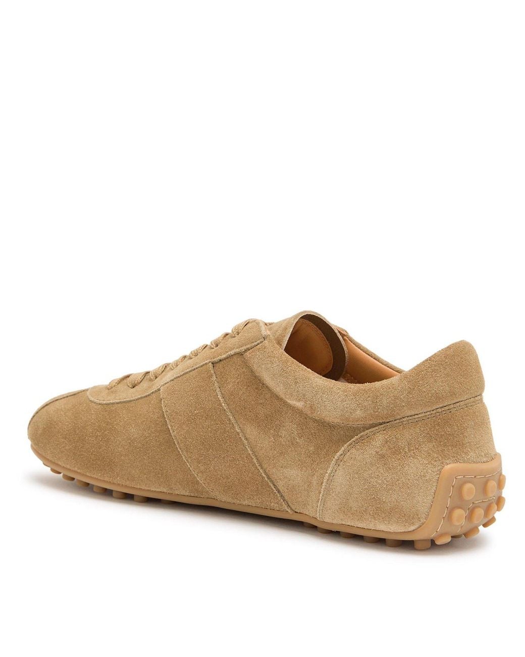 Tod's Brown Fleece-Lined Low-Top Casual Shoes for men