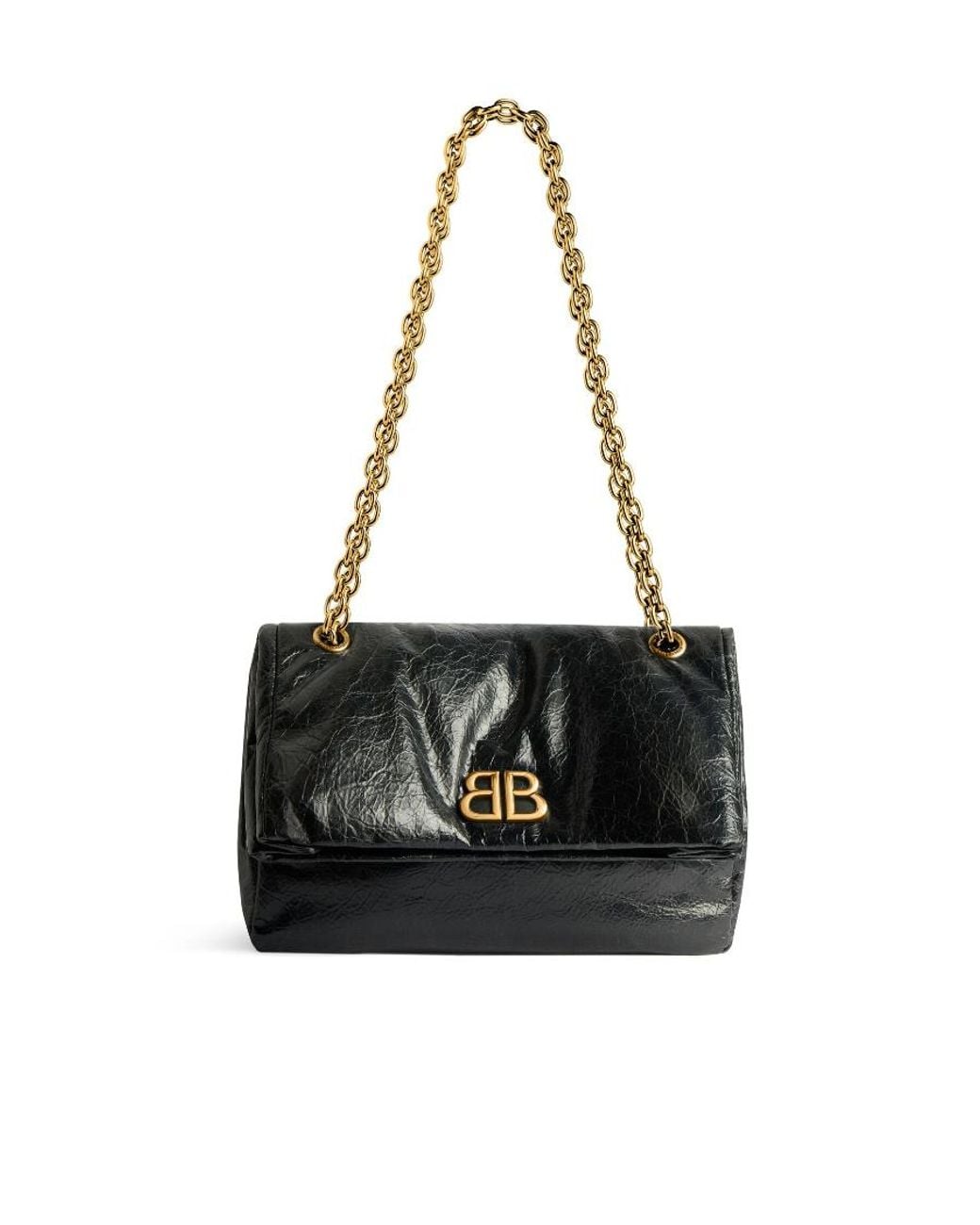Balenciaga Black Monaco Small Shoulder Bag