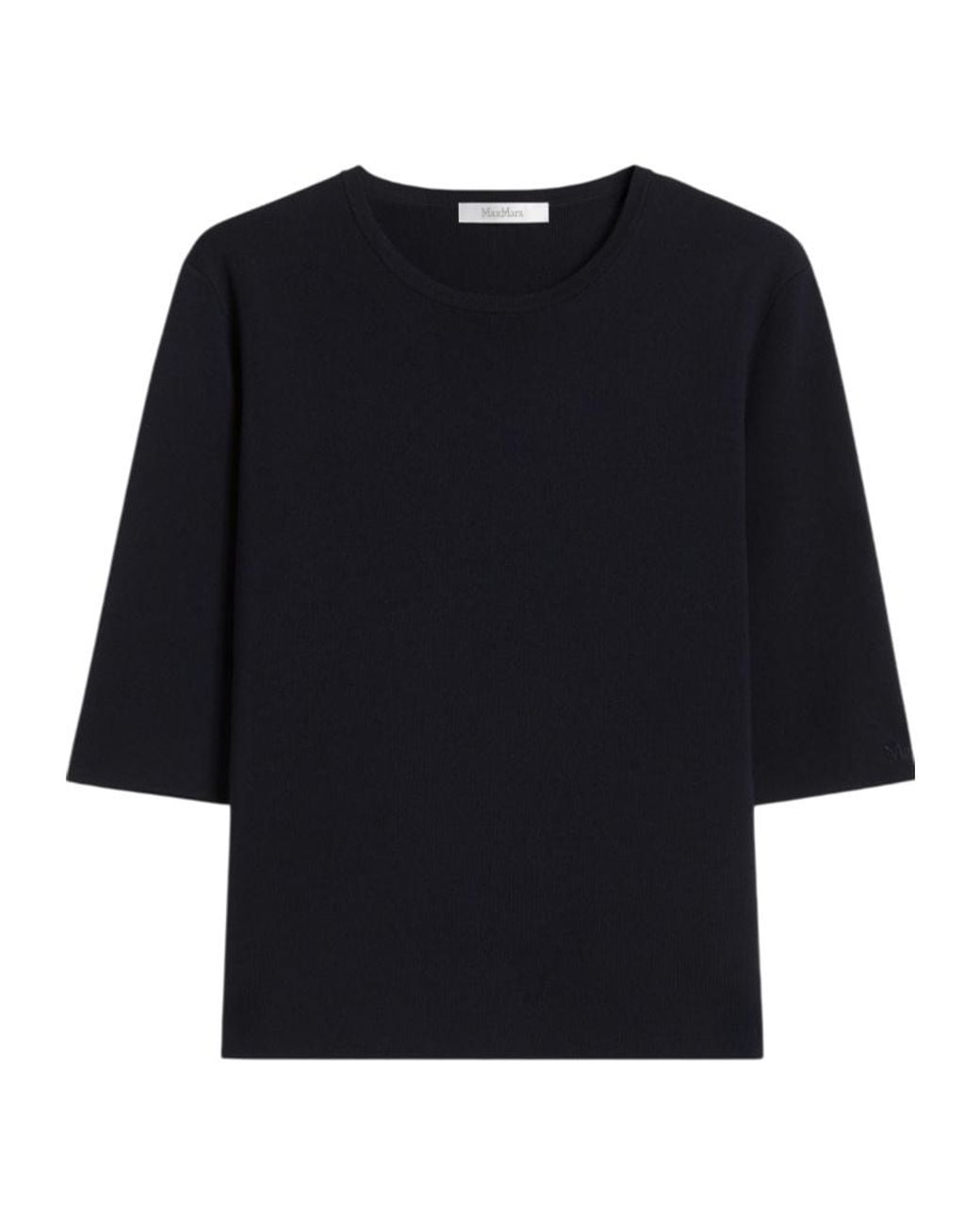 Max Mara Black Crew Neck Sweatshirt