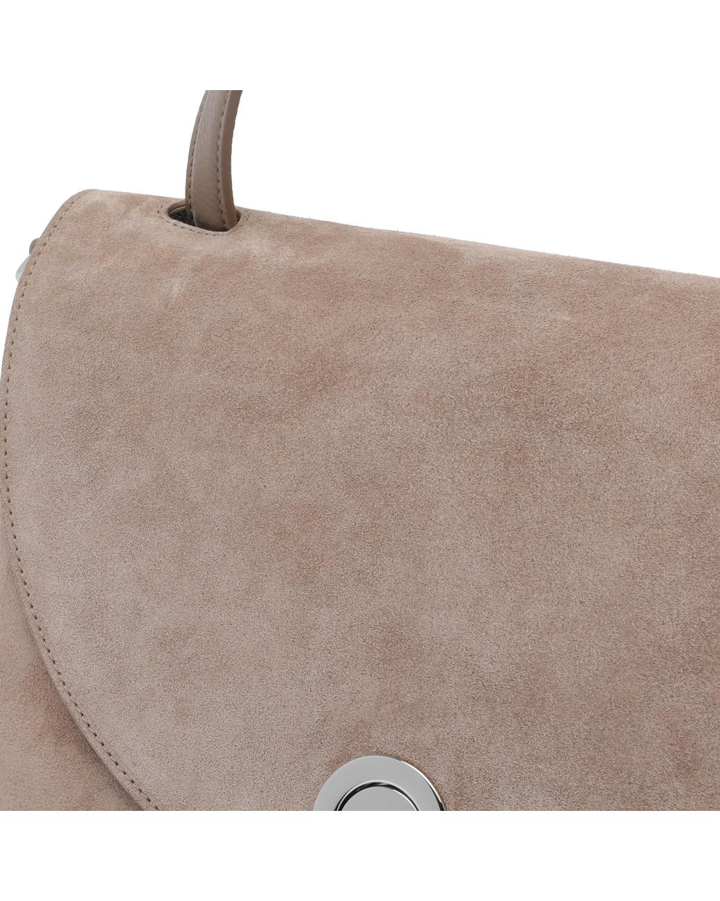 Coccinelle Gray Nikla Large Shoulder Bag