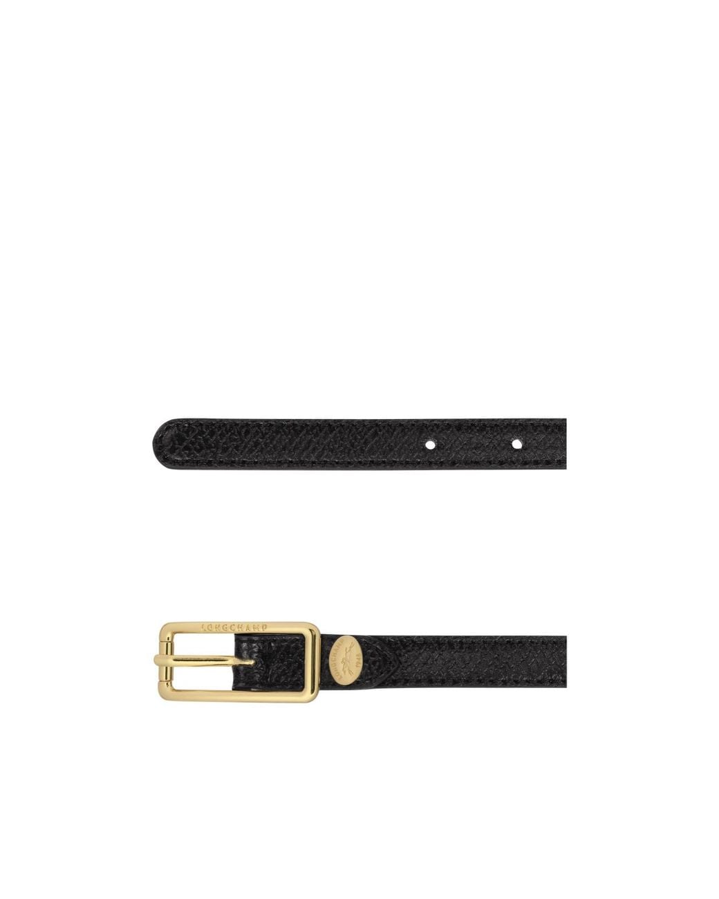 Longchamp White Adjustable Waist Belt