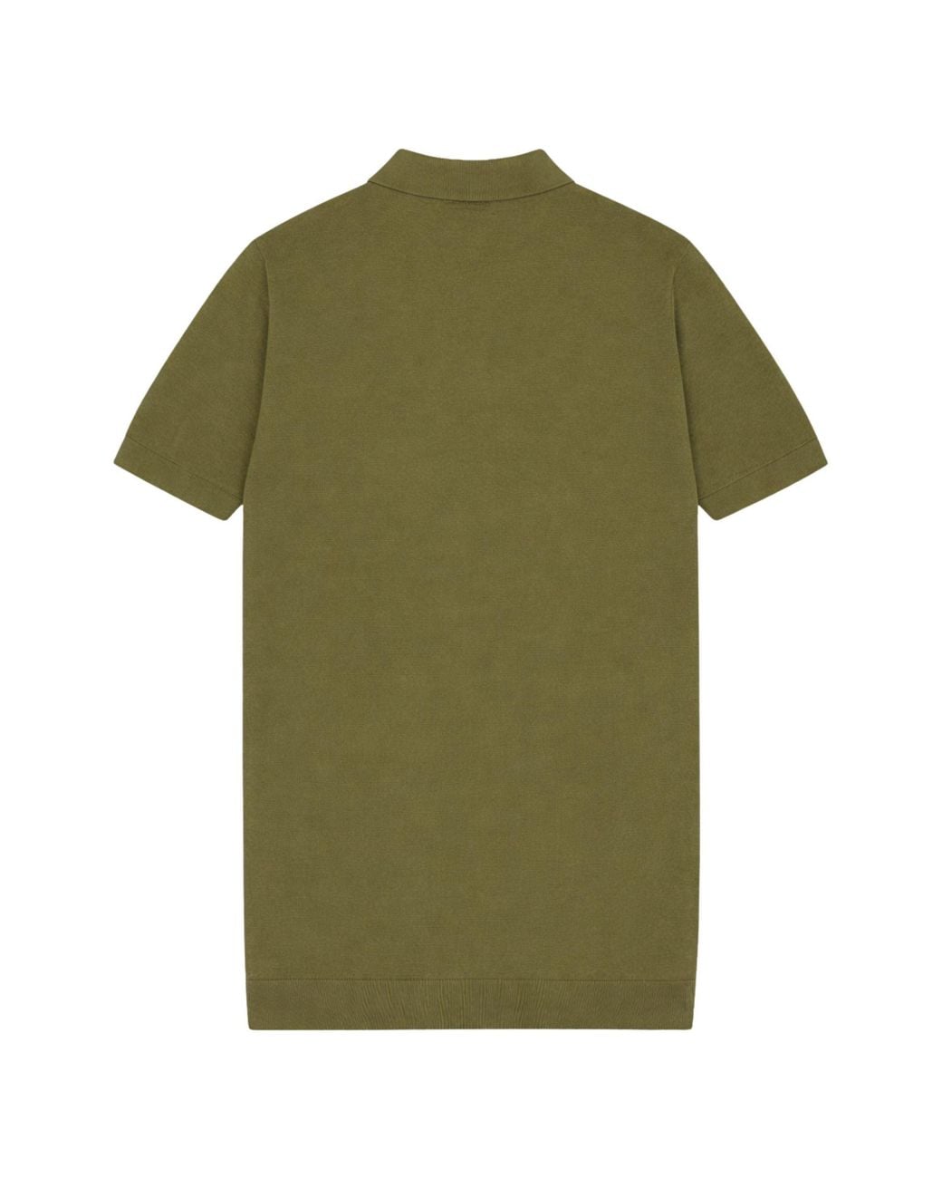 John Smedley Green Adrian Spread-Collar Polo Shirt for men