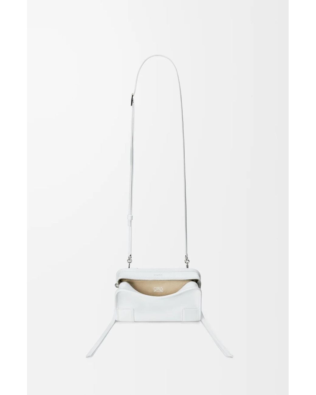 Loewe White Mini Amazona 180 Bag