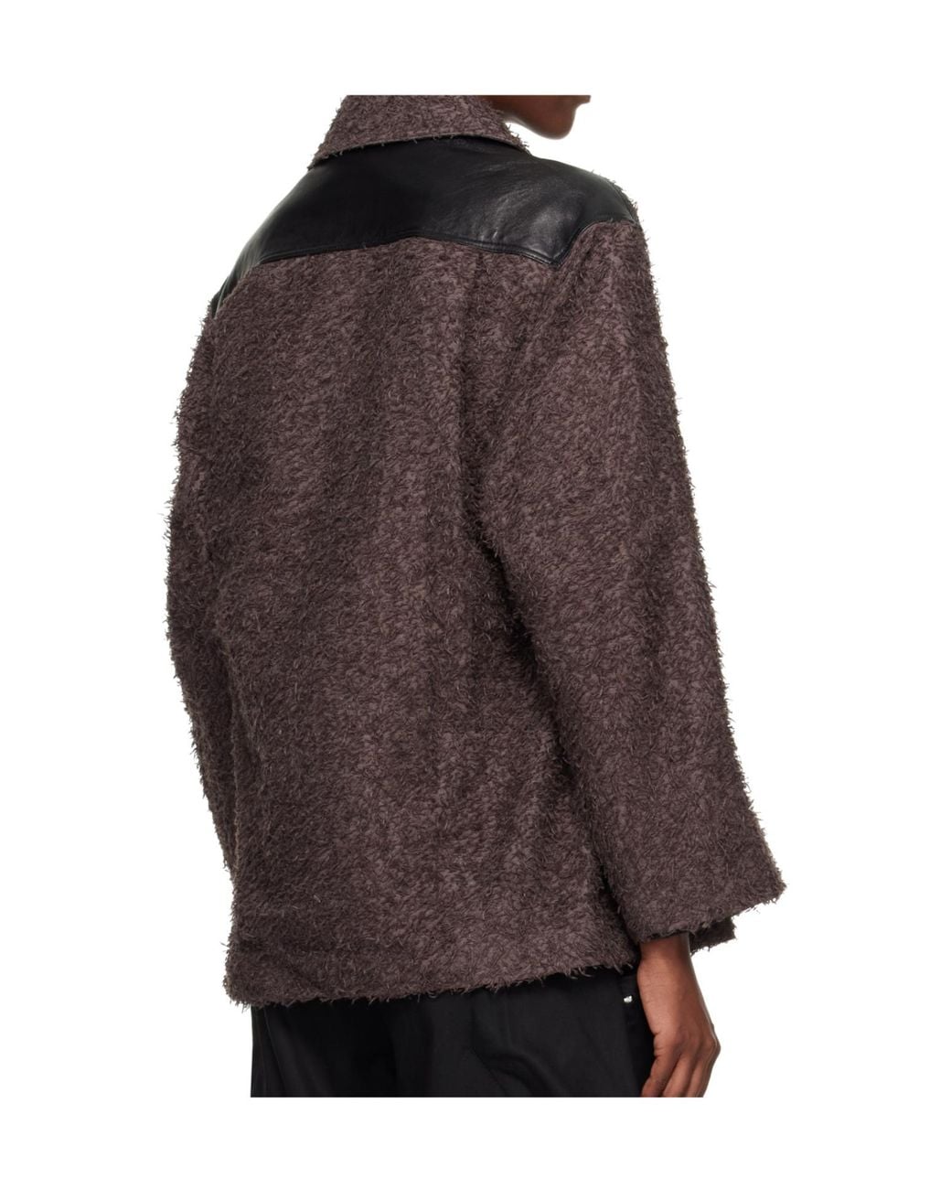 Kiko Kostadinov Brown Wertmuller Coat