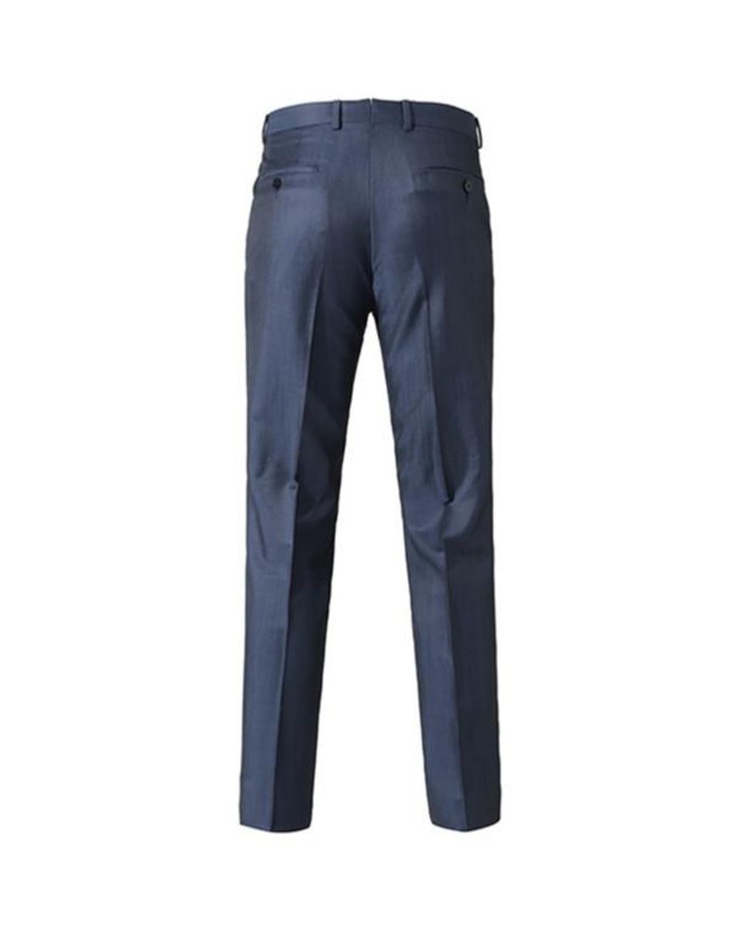 Zegna Blue Single-Breasted Two-Piece Suit for men