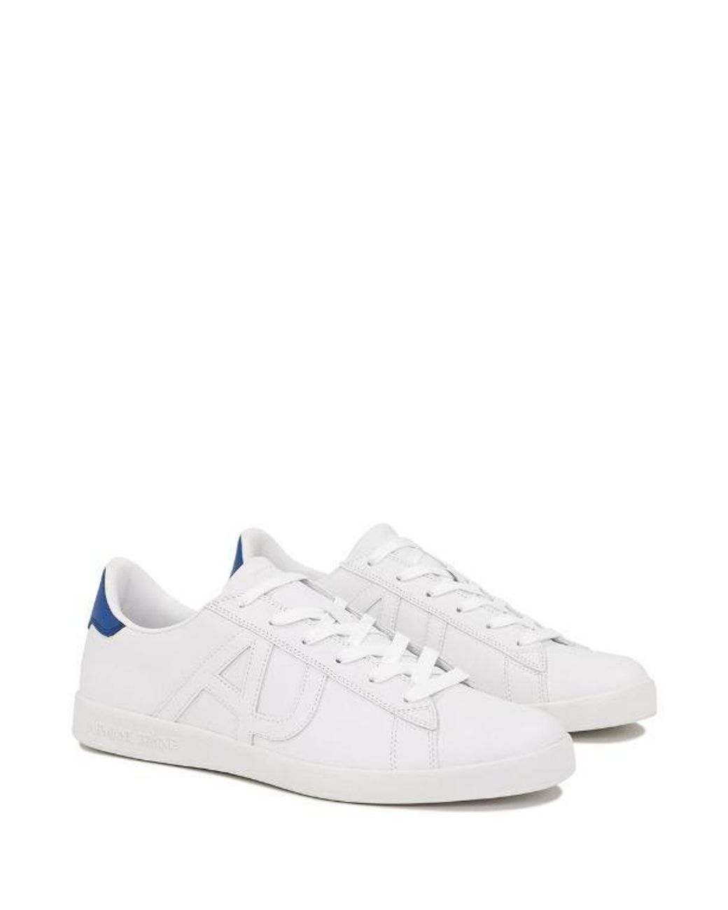 Armani Jeans White Logo Casual Sneakers for men