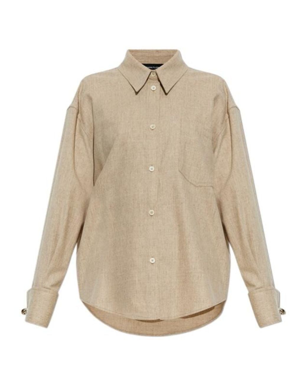 Fabiana Filippi Natural Long-Sleeved Shirt