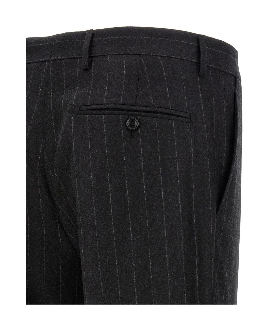 Tagliatore Black Vesuvio Pinstripe Suit for men