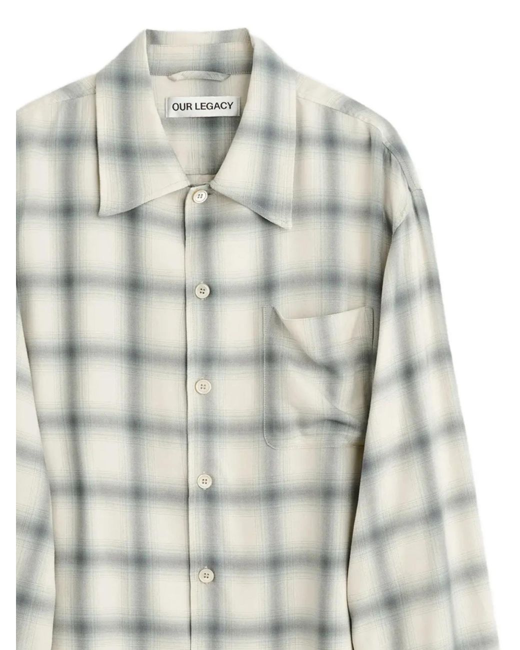 Our Legacy Gray Long Sleeve Shirt for men