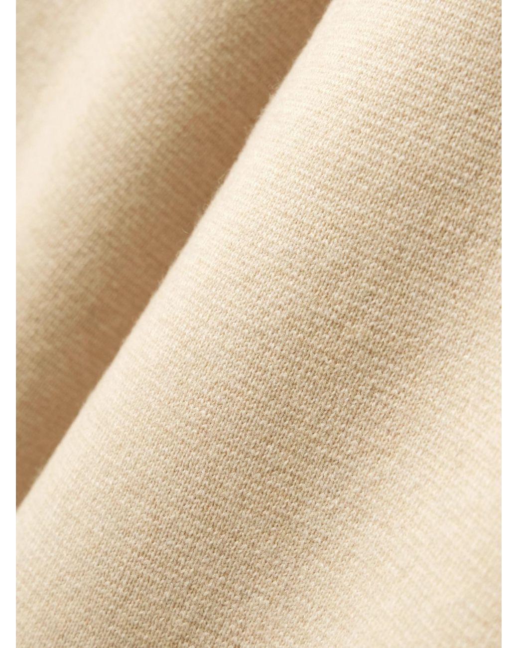Max Mara Natural Judy Wide Leg Knitted Trousers