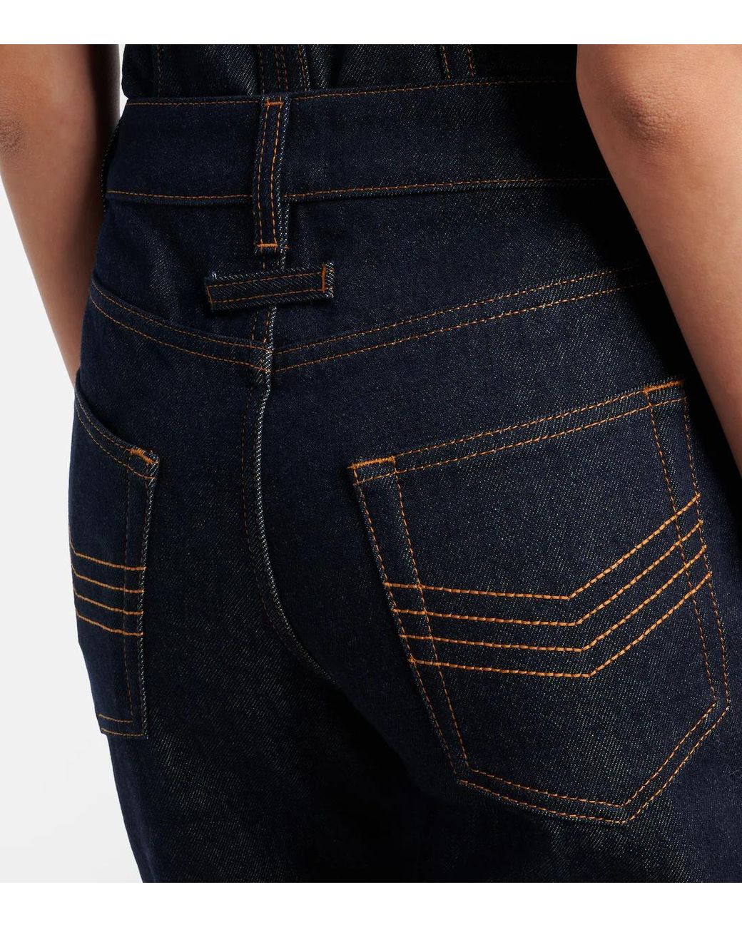 Jean Paul Gaultier Blue Straight-Leg Jeans