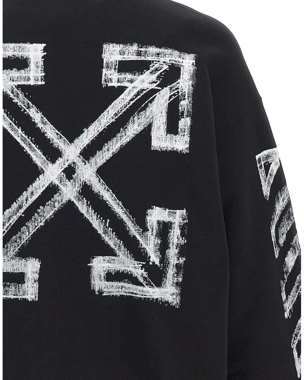 Off-White c/o Virgil Abloh Blue Motion Arrow Skate Sweatshirt for men
