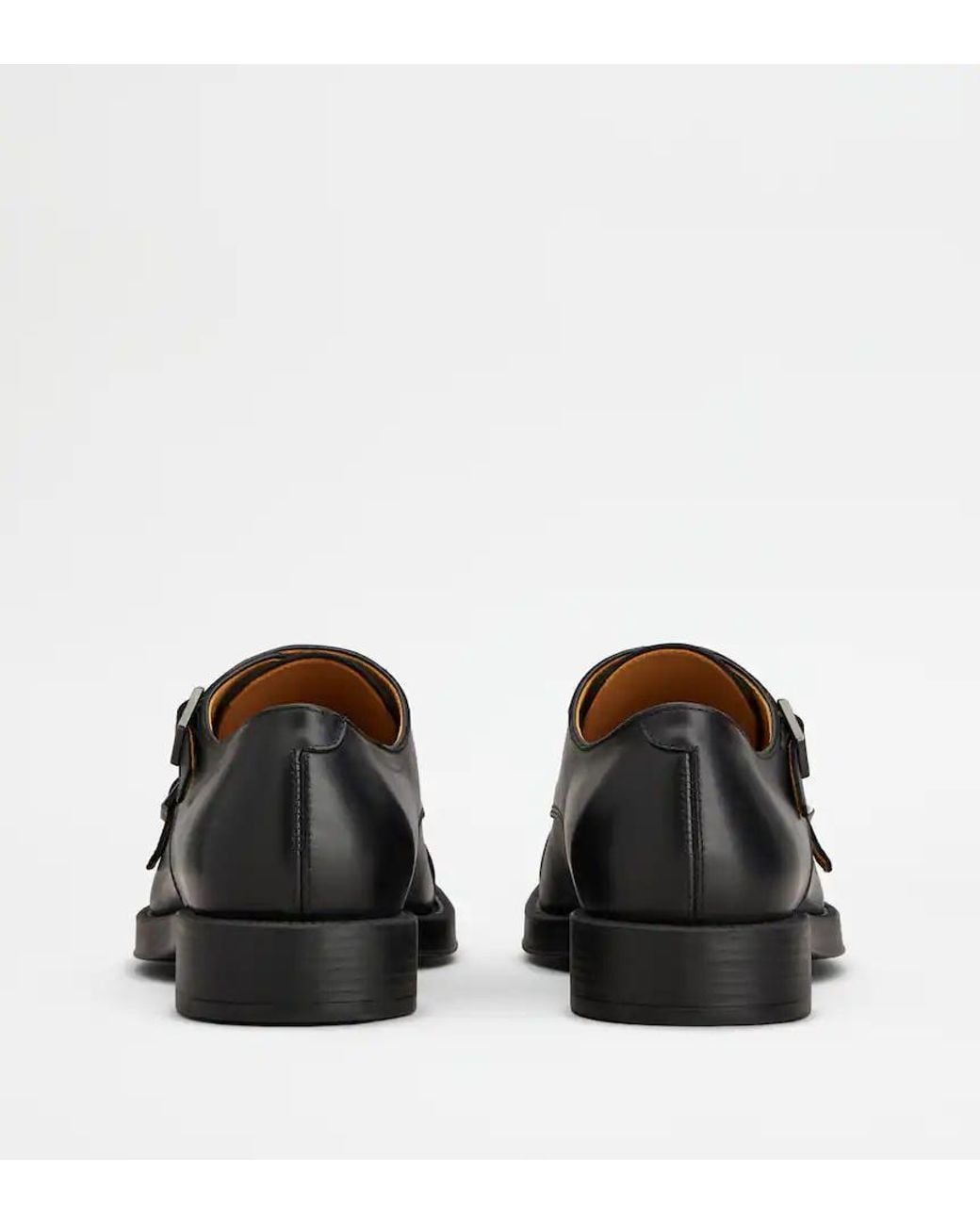 Tod's Black Double-Strap Monk Shoes for men