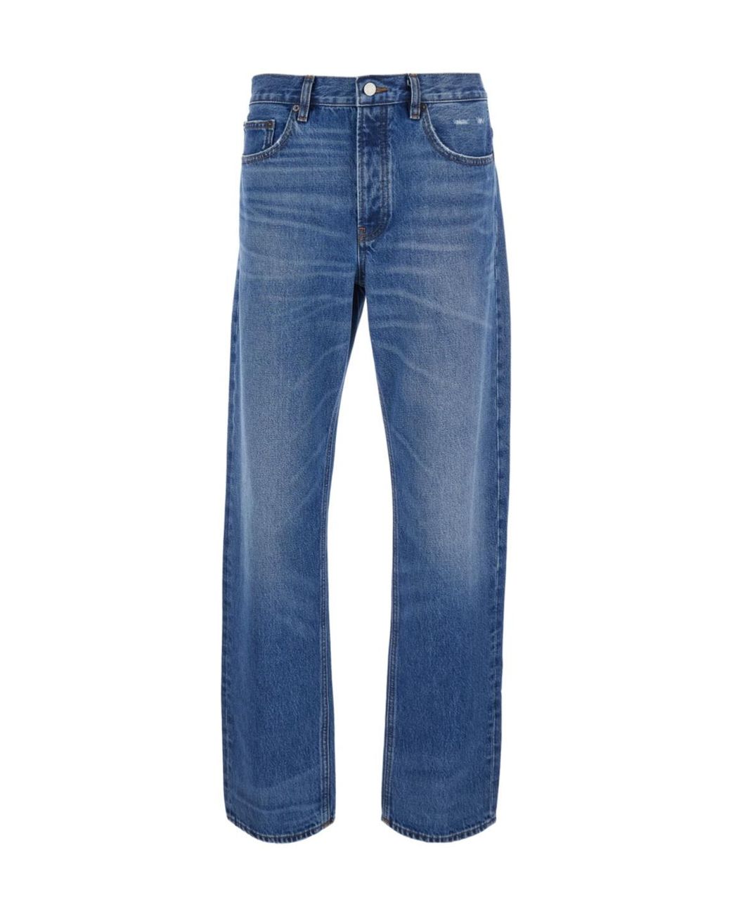 FRAME Blue Jeans With A Vintage Effect for men