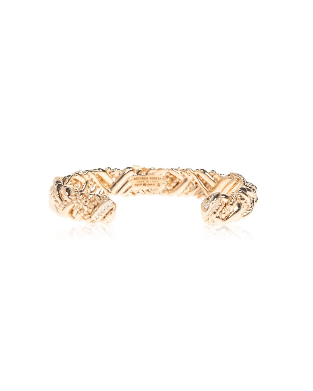 Bottega Veneta White Logo Bracelet