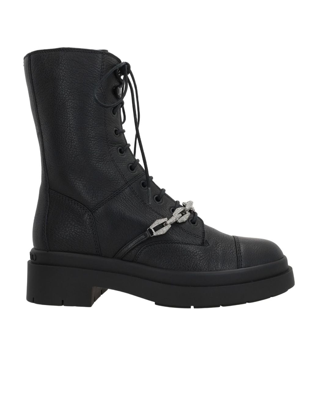 Jimmy Choo Black Nari Combat Boots