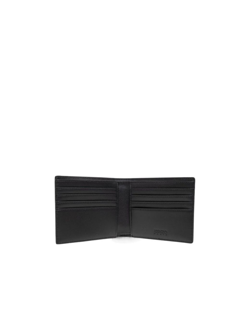 KENZO Blue Logo Printed Bi-Fold Wallet