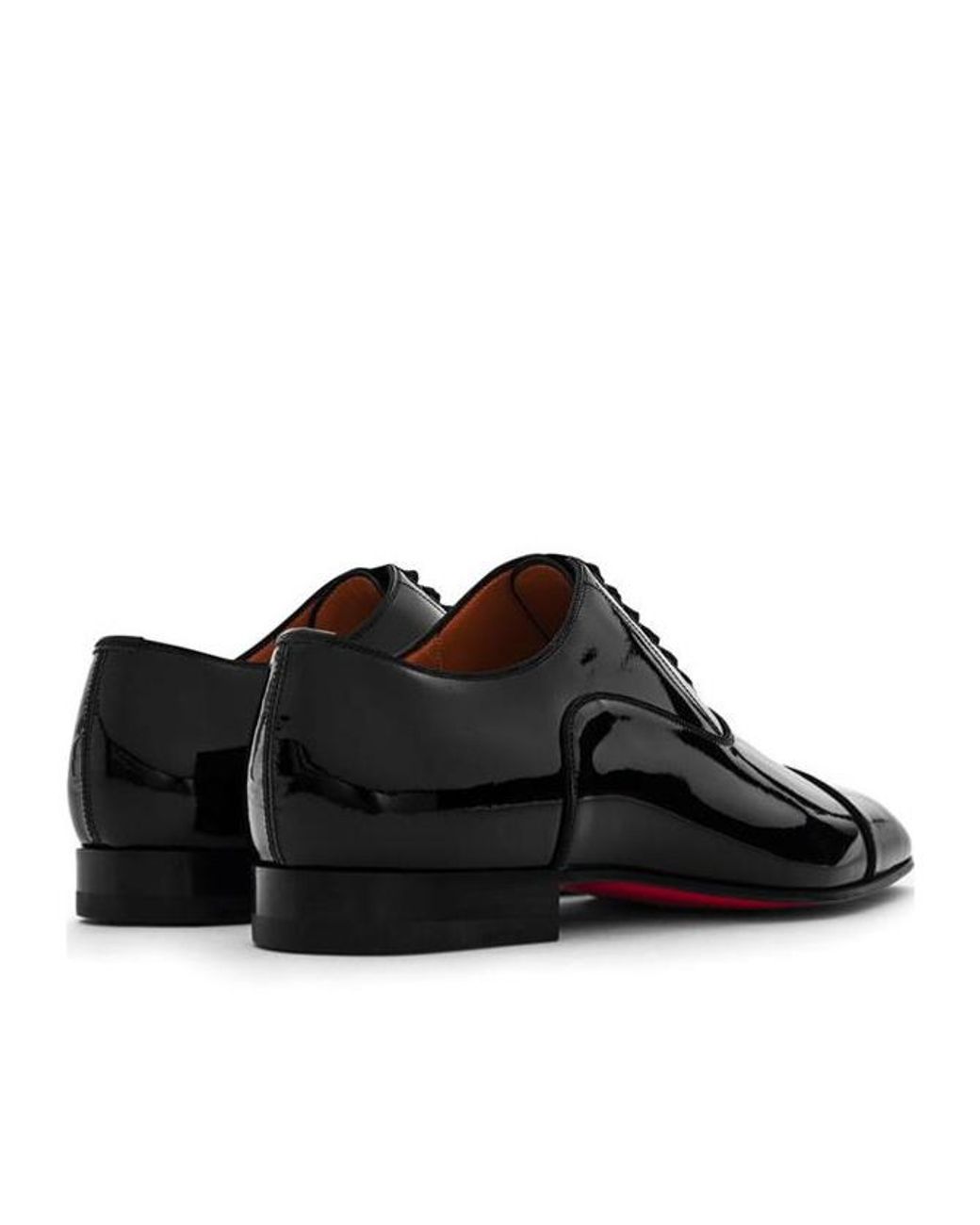 Christian Louboutin Black Lace-Up Business Formal Shoes for men