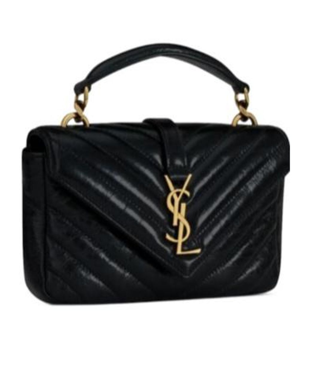 Saint Laurent Black College Mini Chain Bag