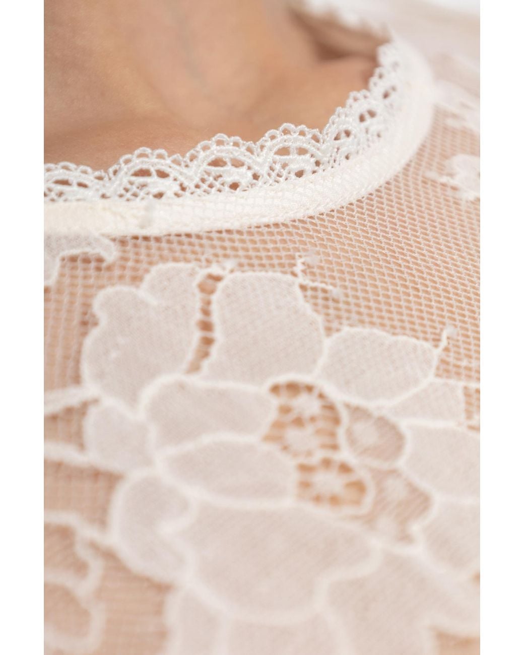 Zimmermann White Lucky Lace Trim Mini Dress