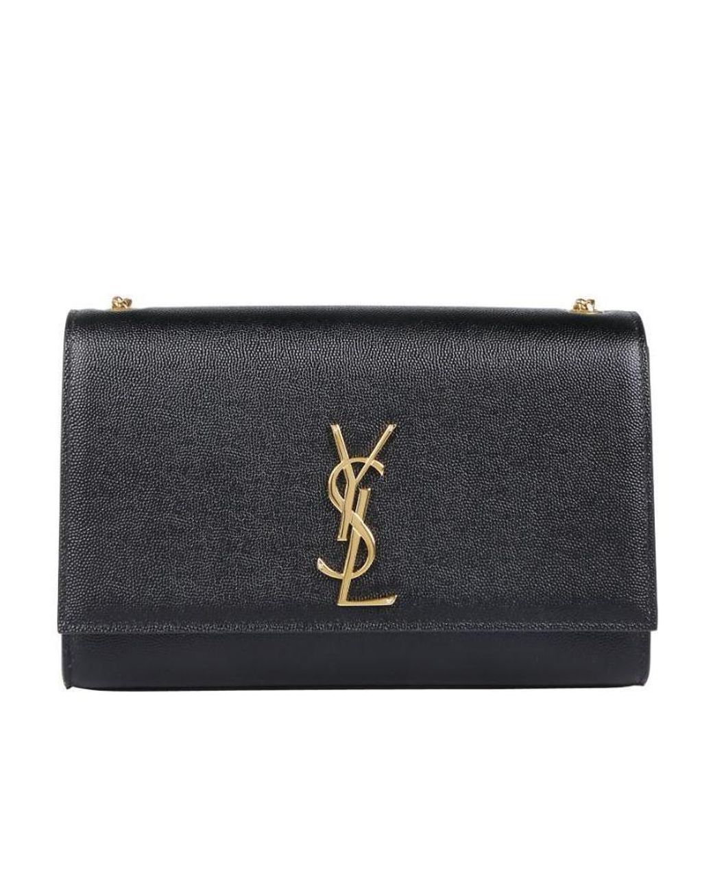 Saint Laurent Black Kate Medium Shoulder Bag
