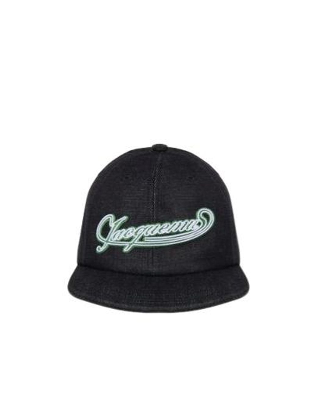 Jacquemus Black La Casquette Logo Embroidered Baseball Cap