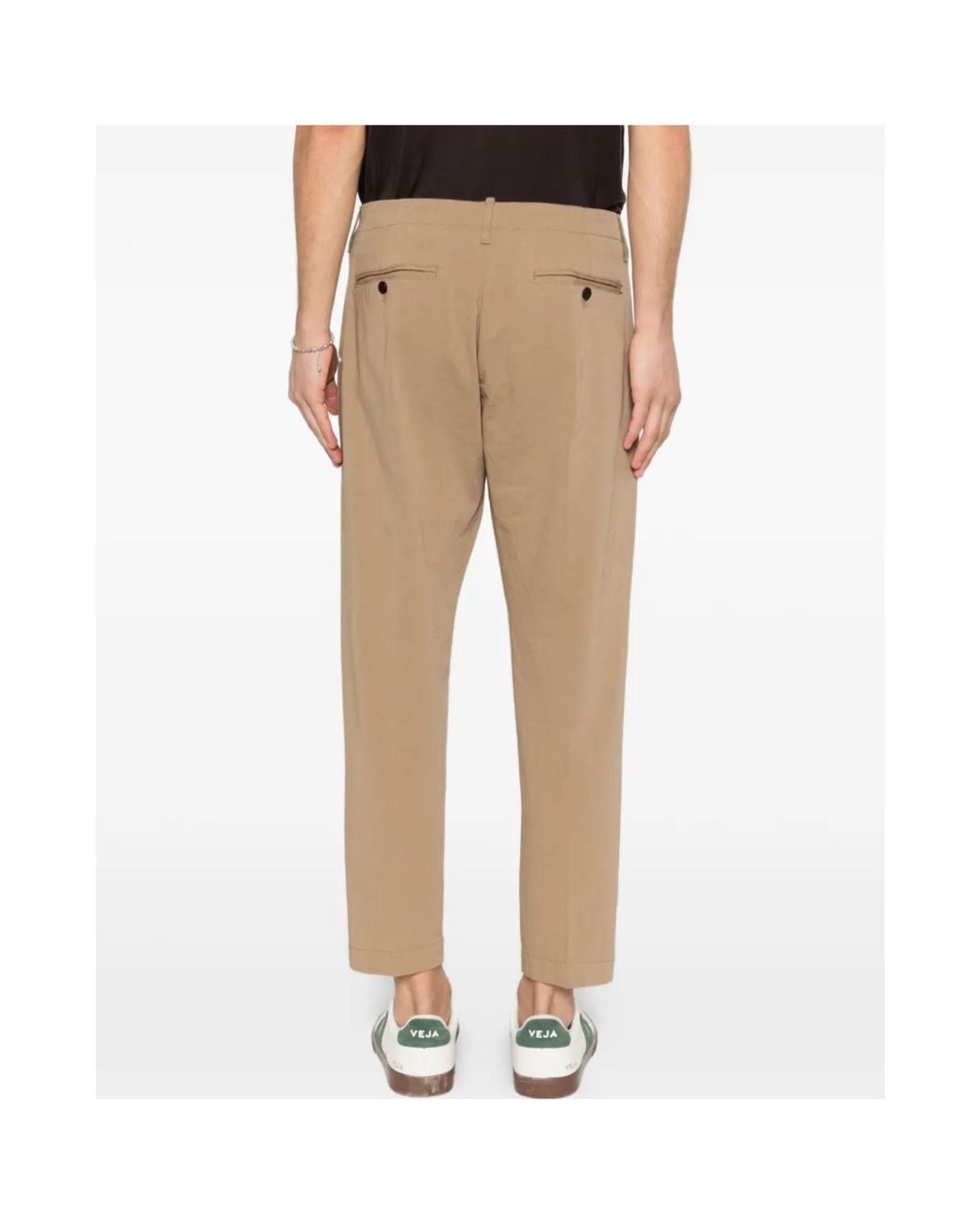 Dondup Natural Pleated Trousers for men