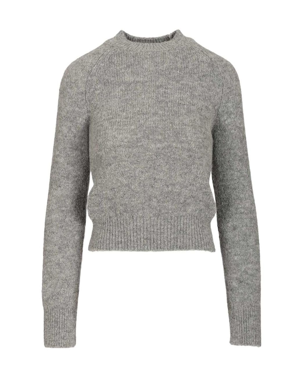 Dries Van Noten Gray Fitted Sweater