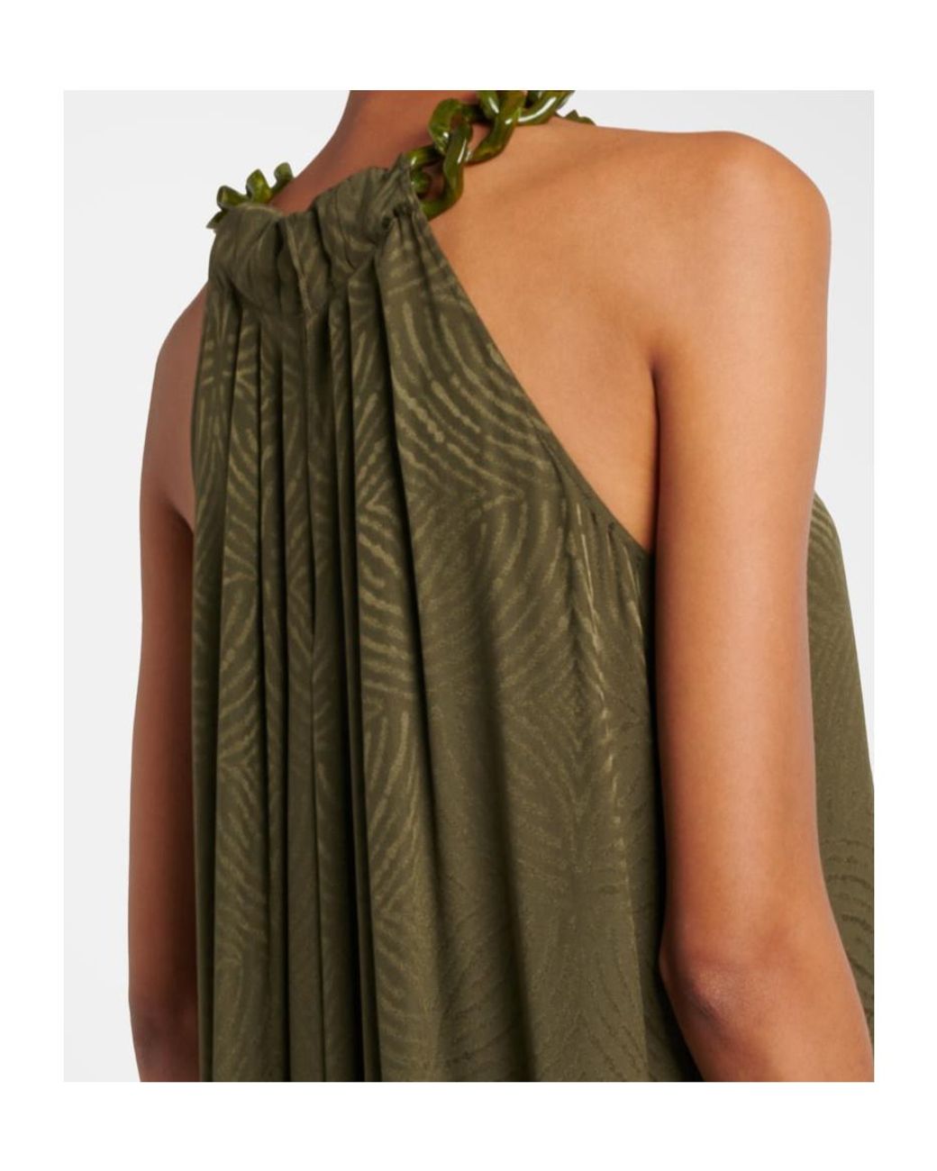 Joseph Green Parc Printed Silk Maxi Dress