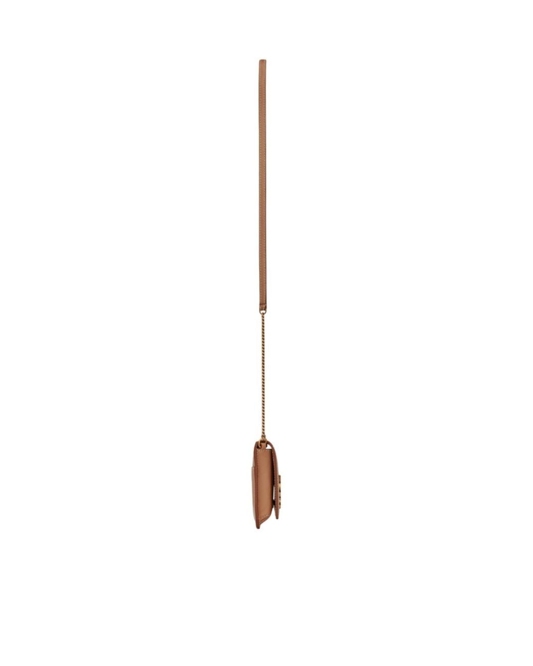 Saint Laurent Natural Logo Plaque Phone Holder