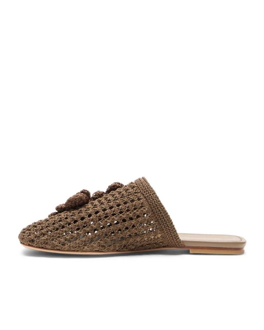 Stuart Weitzman Brown Lotus Mule