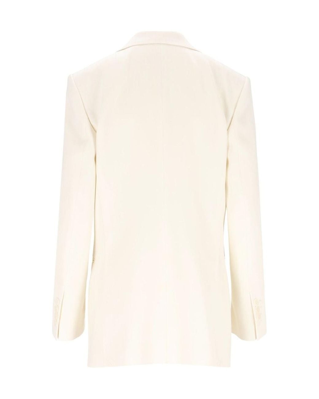 Burberry Natural Single Breasted Tailored Jacket