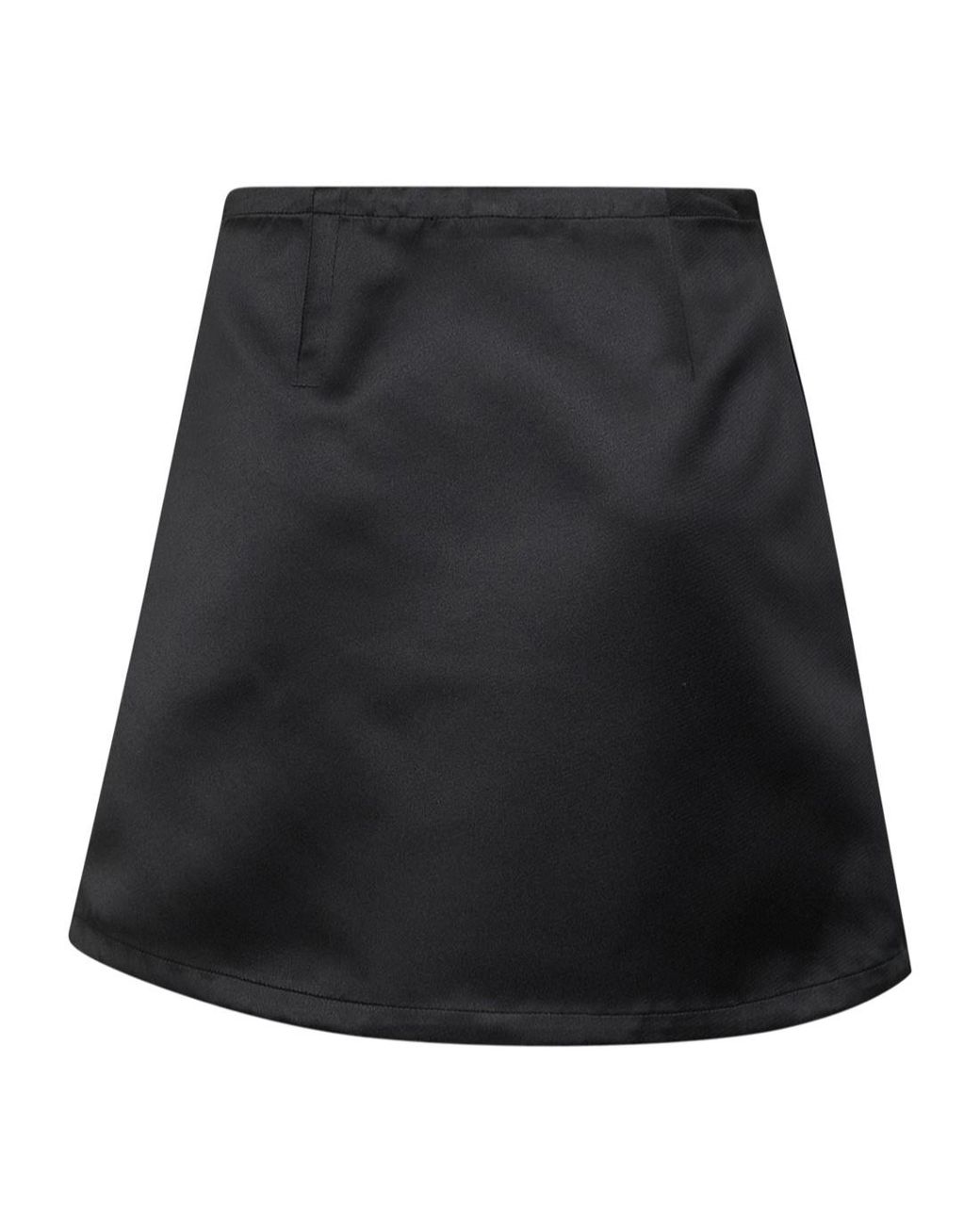 Co. Black Asymmetric Wrap Skirt