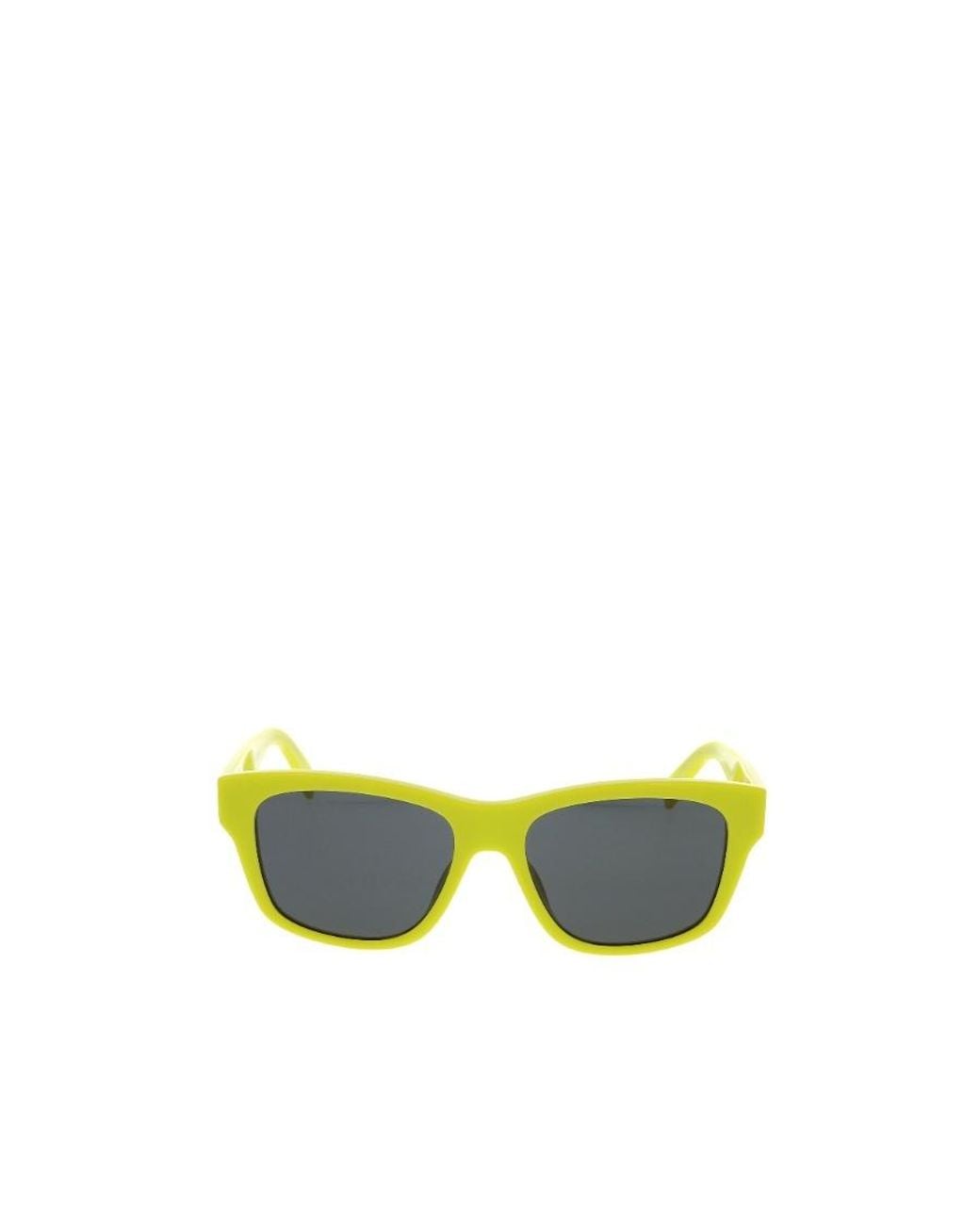 Céline Yellow Logo Sunglasses