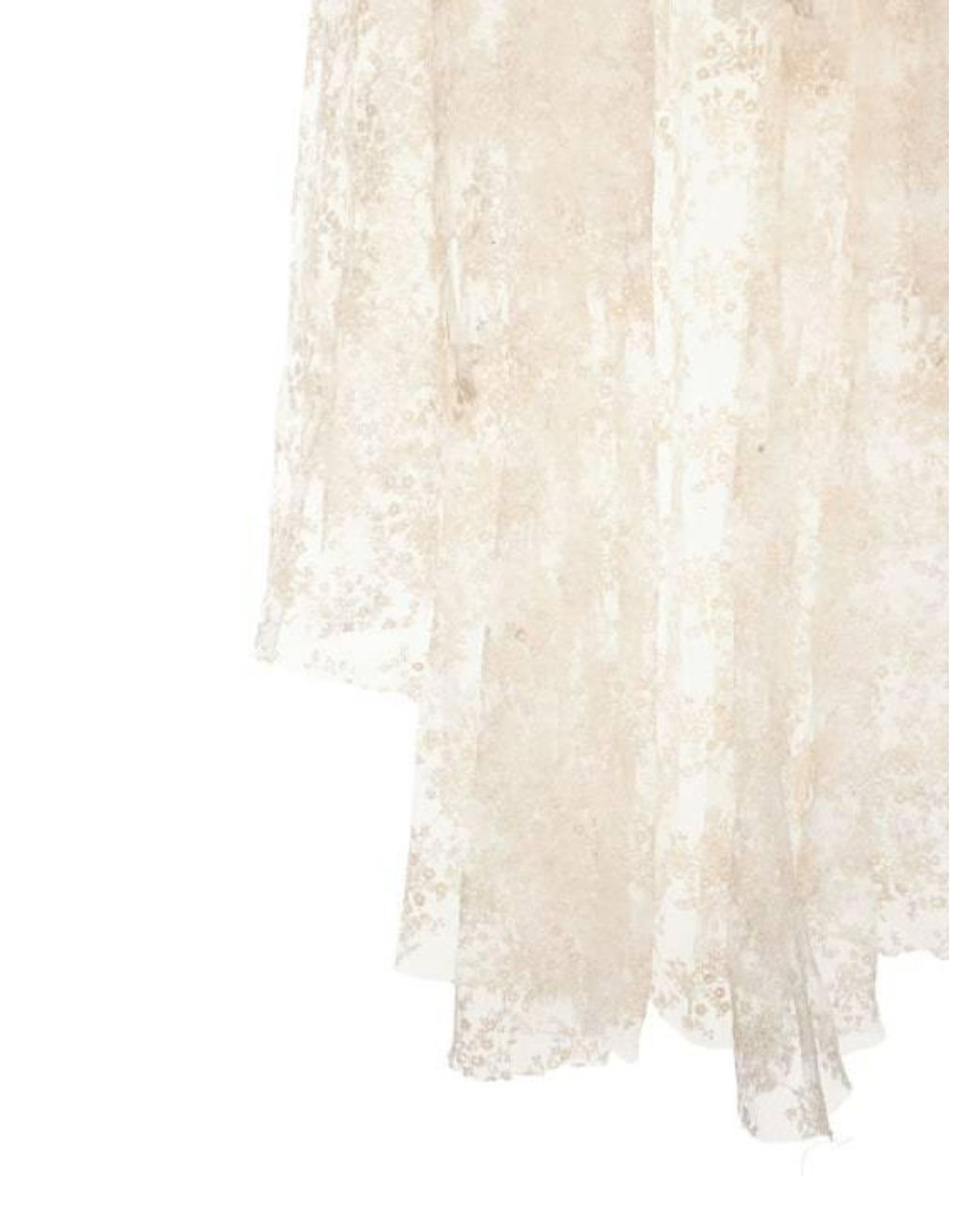 ROTATE BIRGER CHRISTENSEN White Miley Lace Long Dress
