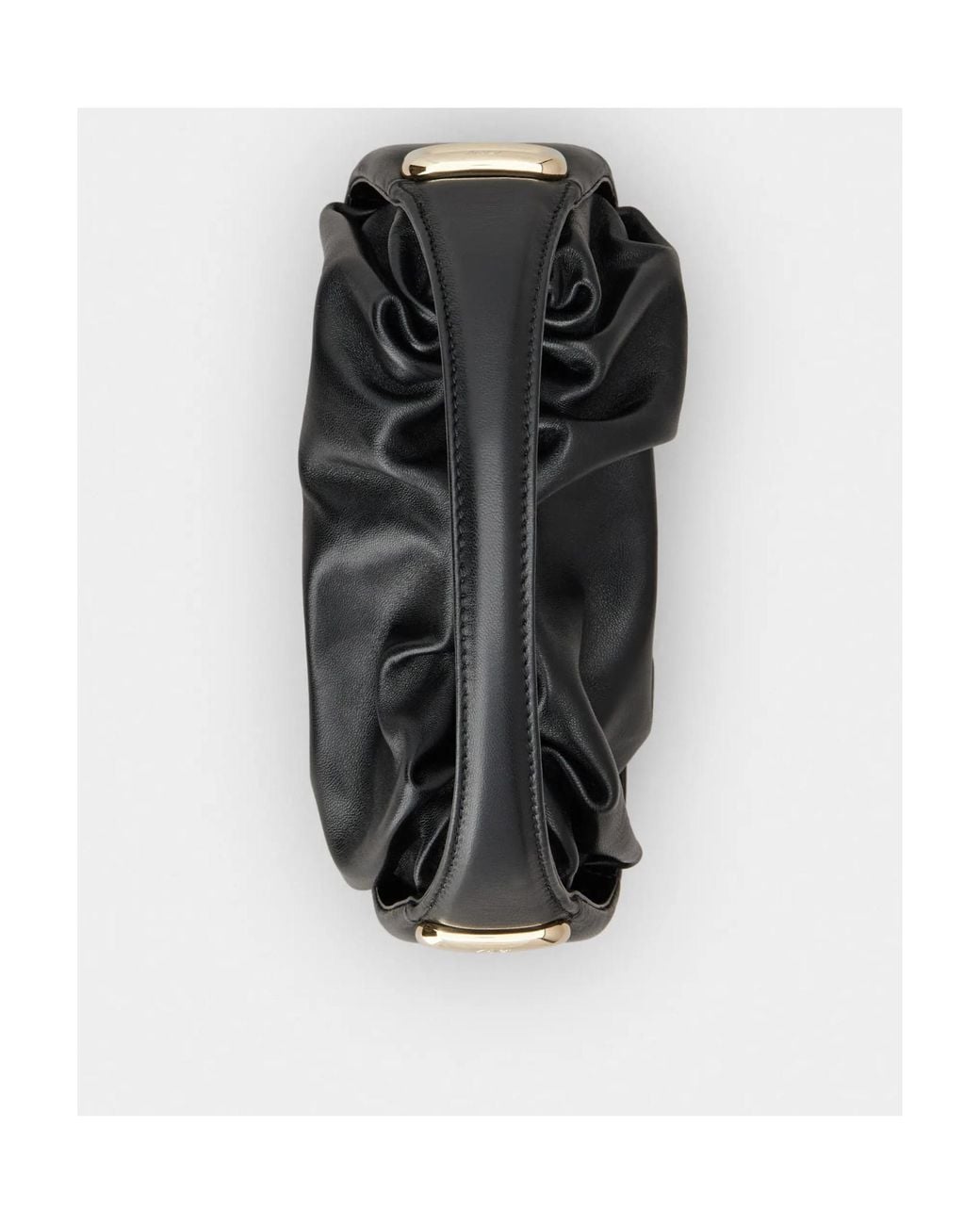 Roger Vivier Black Hobo Viv' Choc Royal Mini Bag