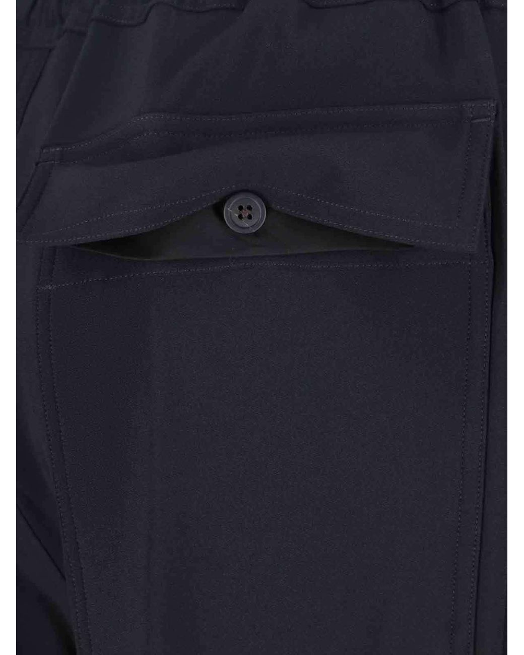 Rick Owens Black Drawstring Trousers