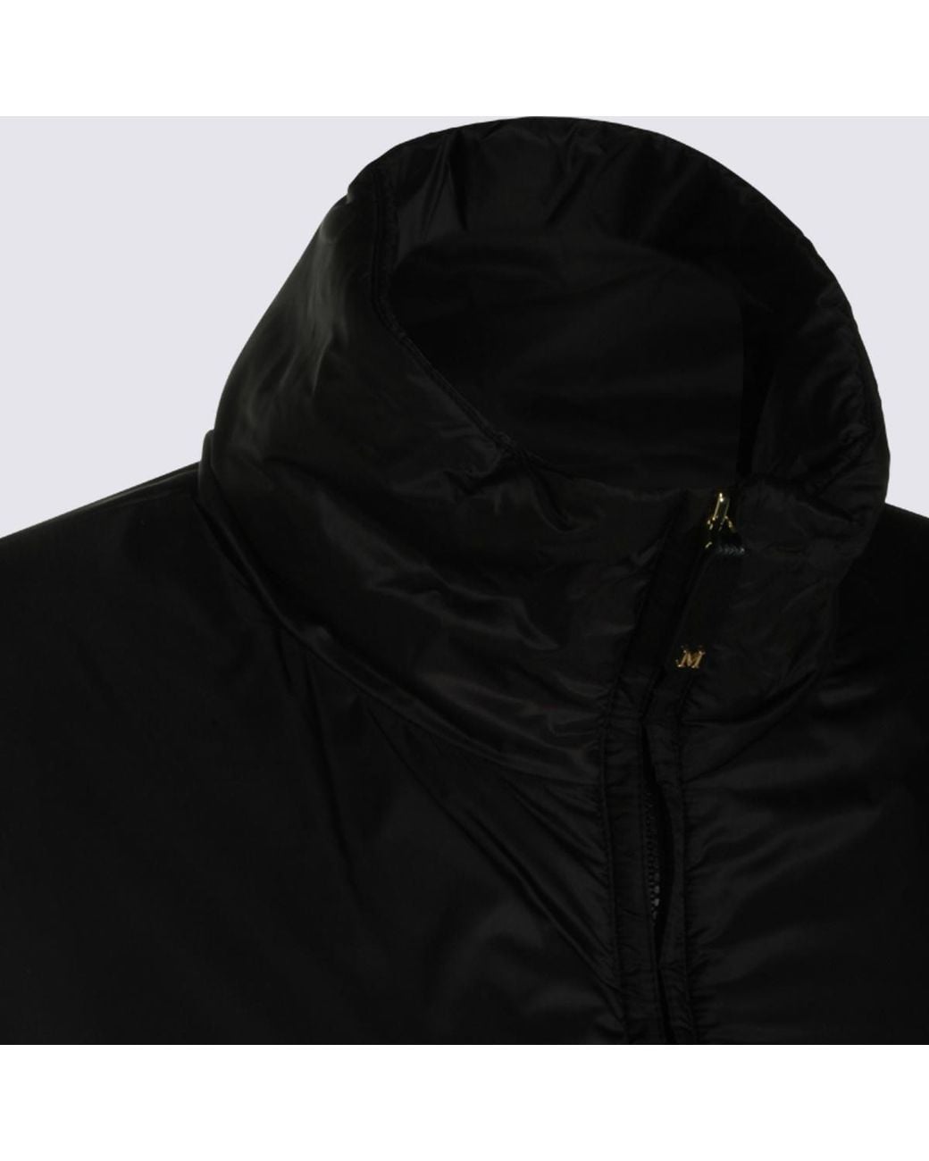 Max Mara Black The Cube Drawstring Puffer Jacket