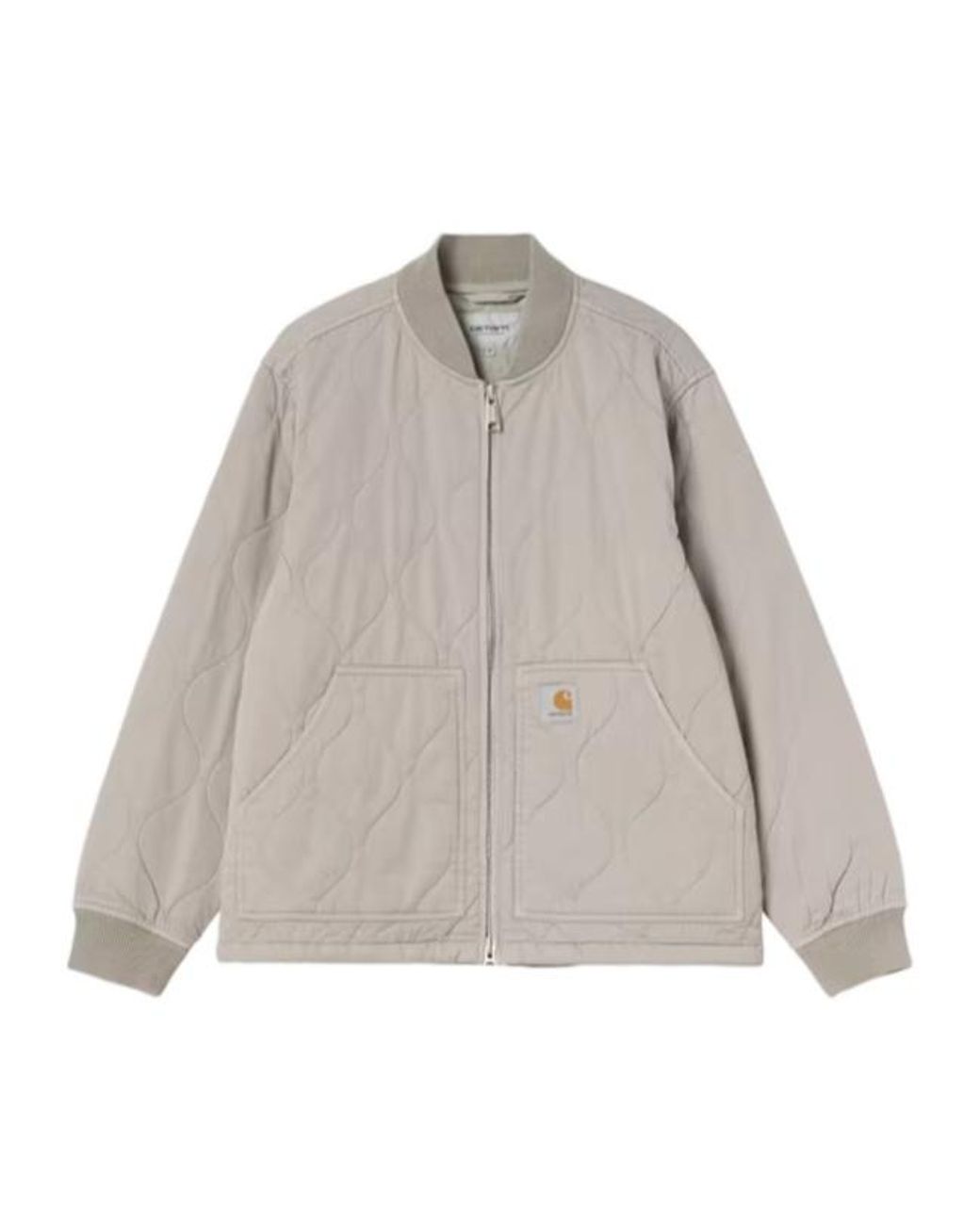 Carhartt Gray Kylan Quilted Bomber Jacket for men